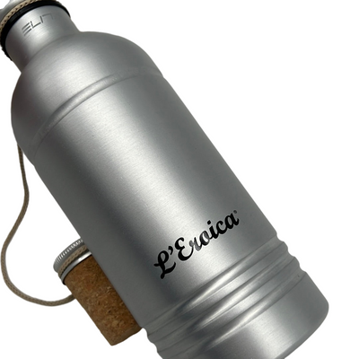Offizielle Eroica-Wasserflasche von Elite Alloy and Cork