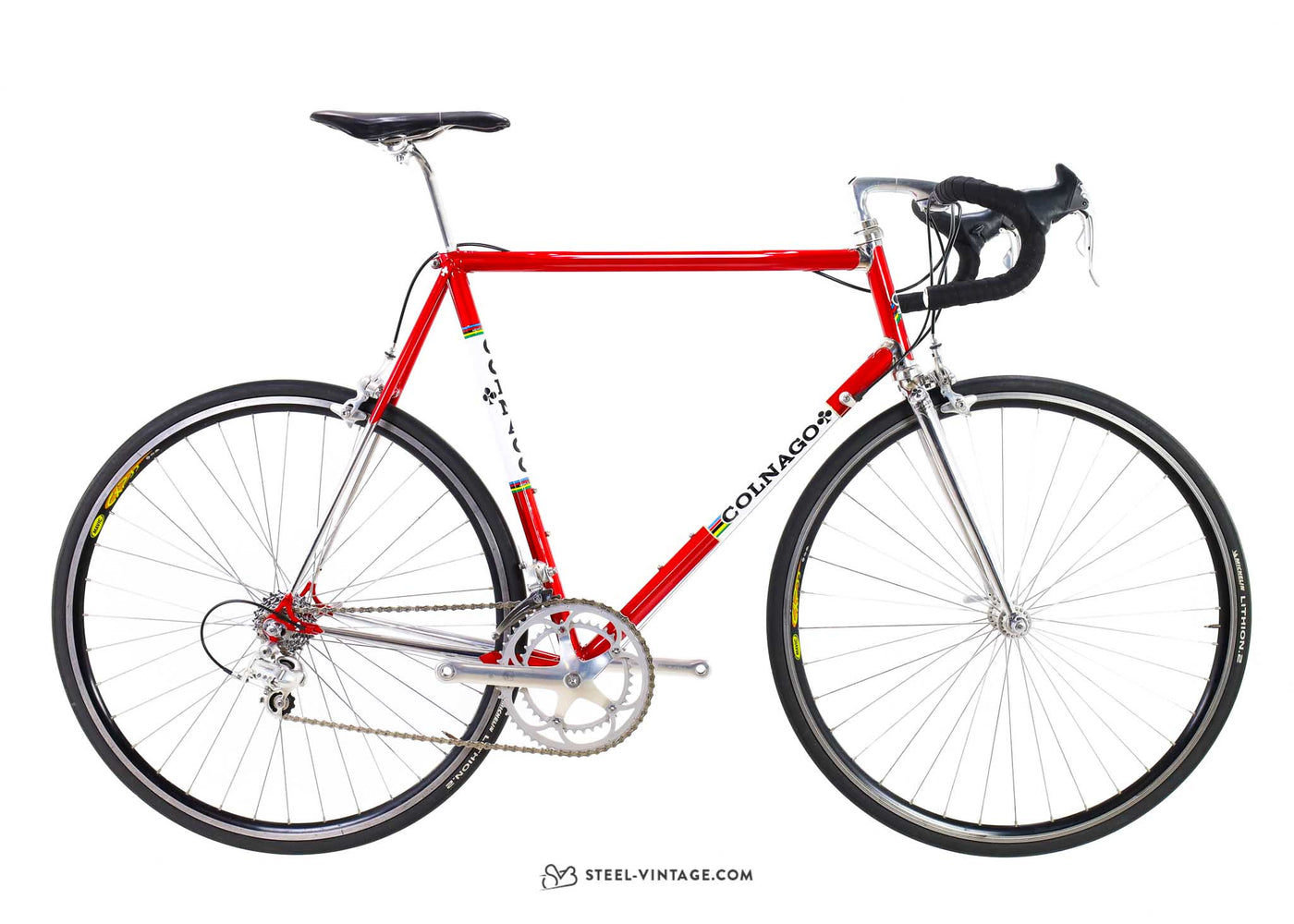 Colnago Master Vélo rouge Piu Saronni des années 1990 