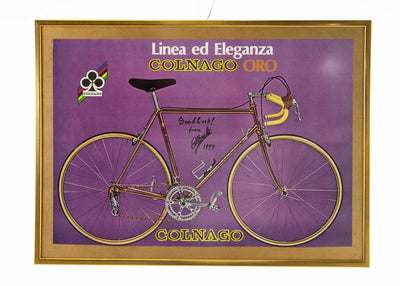 Original Colnago Oro mexicain plaqué or 18 carats pour Eddy Merckx 1979