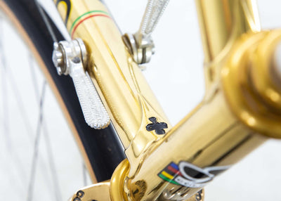 Original Colnago Oro mexicain plaqué or 18 carats pour Eddy Merckx 1979