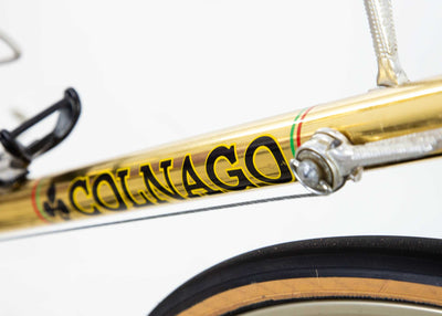 Original Colnago Oro mexicain plaqué or 18 carats pour Eddy Merckx 1979