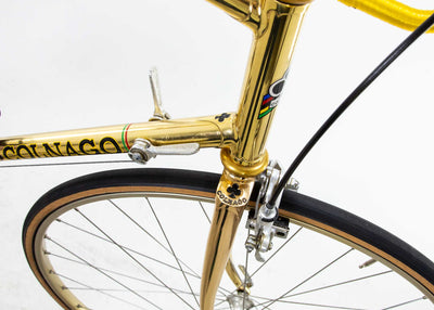 Original Colnago Oro mexicain plaqué or 18 carats pour Eddy Merckx 1979