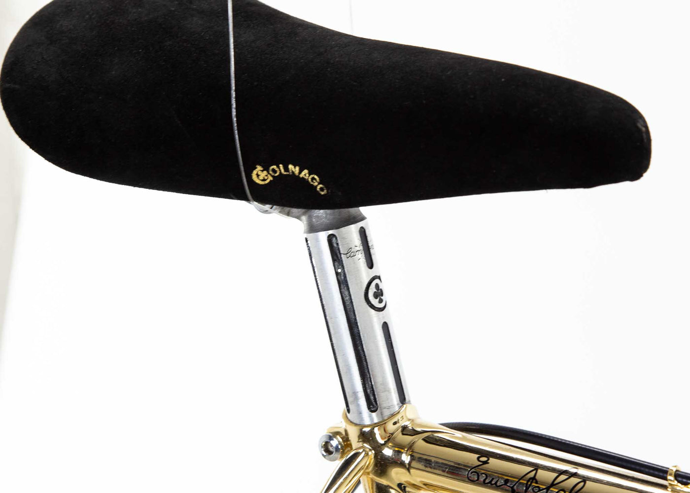 Colnago Super Oro 18 Karat vergoldetes Fahrrad