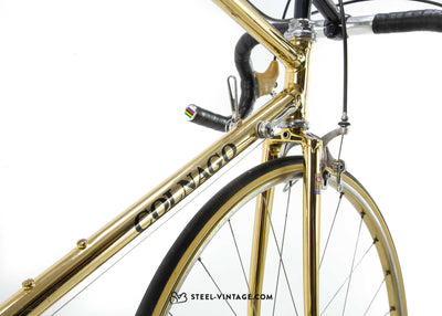 Colnago Super Oro 18 Karat vergoldetes Fahrrad