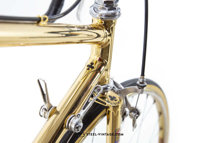 Colnago Super Oro 18 Karat vergoldetes Fahrrad