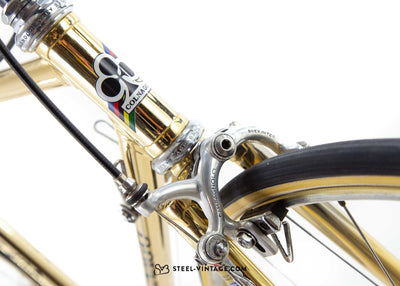 Colnago Super Oro 18 Karat vergoldetes Fahrrad