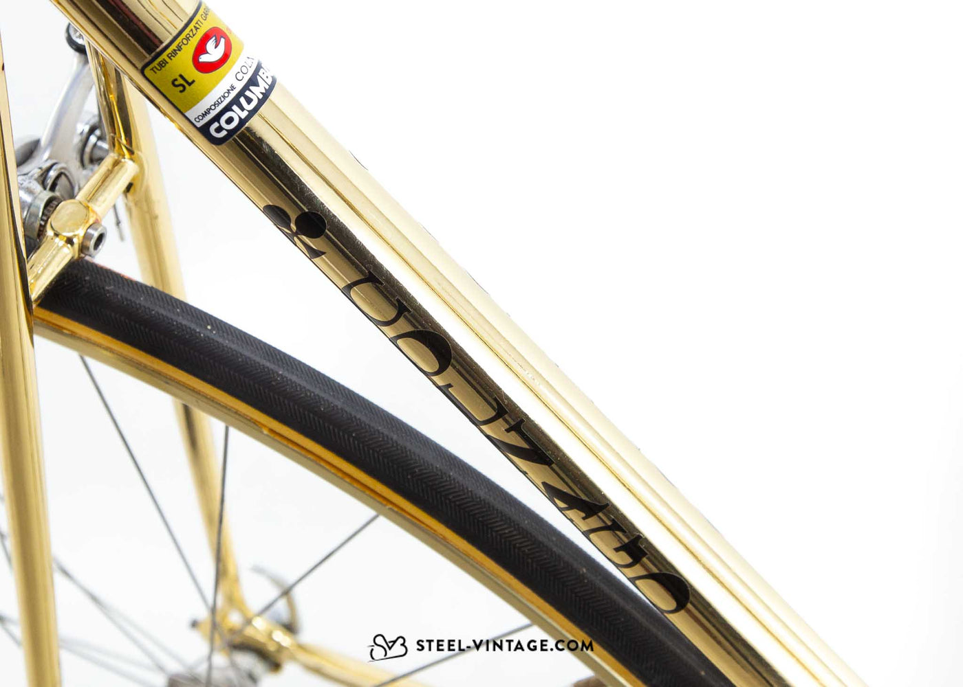 Colnago Super Oro 18 Karat vergoldetes Fahrrad