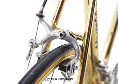 Colnago Super Oro 18 Karat vergoldetes Fahrrad