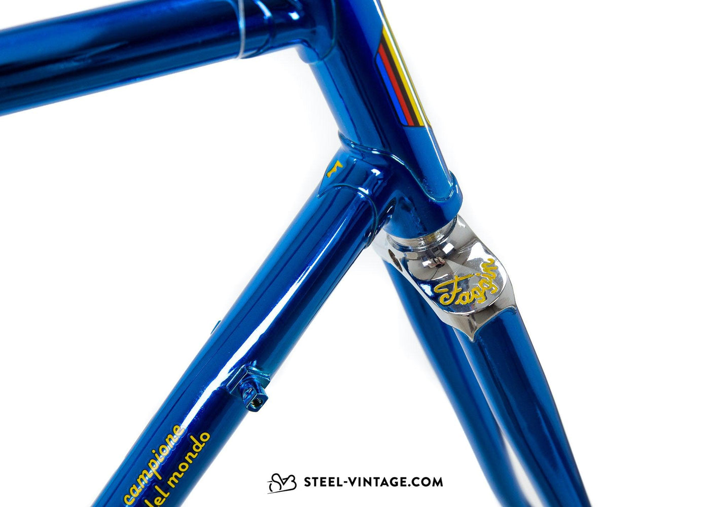 Faggin Oval Campione del Mondo Frameset 1980s - Steel Vintage Bikes