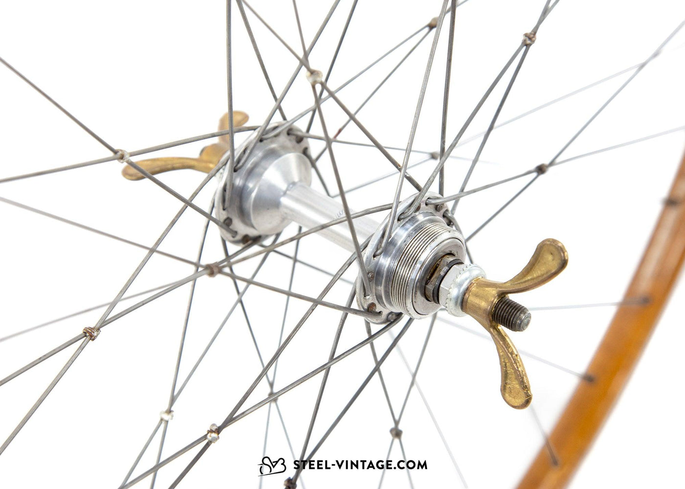 Vintage Wooden Wheelset - Steel Vintage Bikes