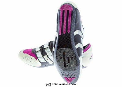 Adidas Adistar Road TT Team Telekom Cycling Shoes NOS 42 2/3 - Steel Vintage Bikes