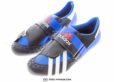 Adidas Tridynamic Blue Cycling Shoes NOS 43 1/3 - Steel Vintage Bikes