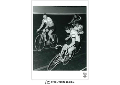 Art Print Felice Gimondi And Rudi Altig 1968 - Steel Vintage Bikes
