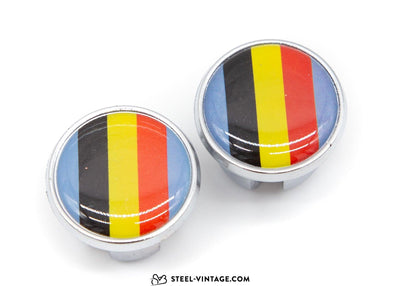 Belgium Handlebar End Plugs - Steel Vintage Bikes