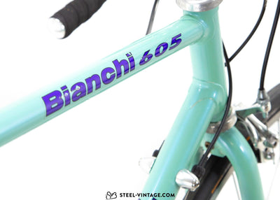 Bianchi 605 Celeste Road Bicycle 1990s - Steel Vintage Bikes