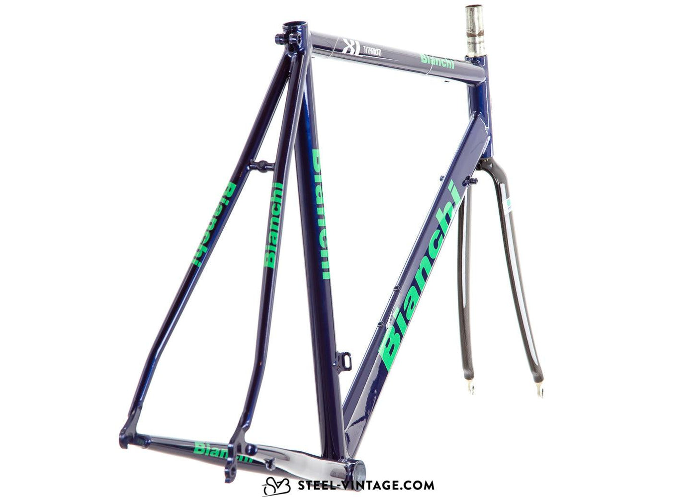 Bianchi XL Titanium Racing Road Frameset  1990s NOS - Steel Vintage Bikes