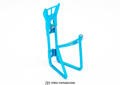 Blue Anodised Bottle Cage - Steel Vintage Bikes