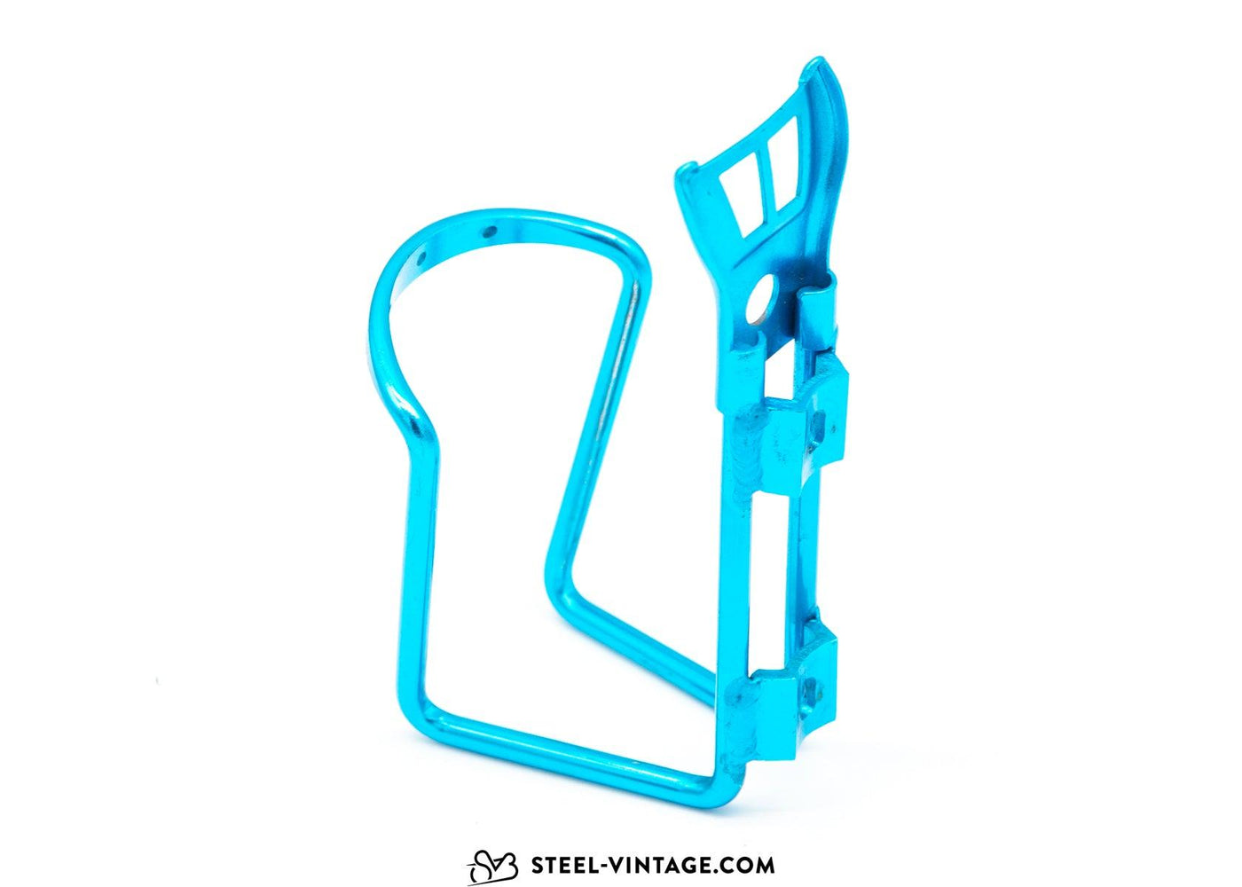 Blue Anodised Bottle Cage - Steel Vintage Bikes