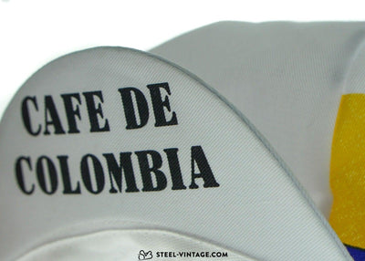 Café de Colombia Team Cycling Cap - Steel Vintage Bikes