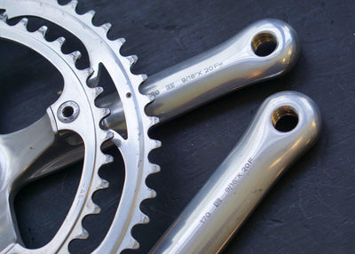 Campagnolo C-Record Crankset - Steel Vintage Bikes