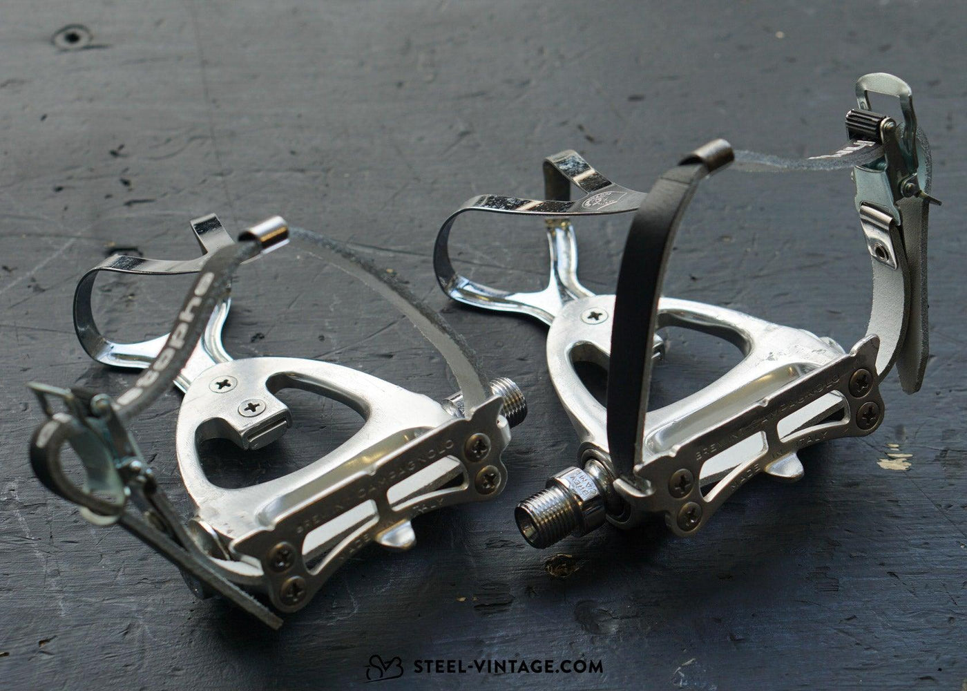 Campagnolo C-Record Pedals - Steel Vintage Bikes