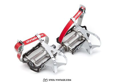 Campagnolo Superleggeri Red Christophe Pedals - Steel Vintage Bikes