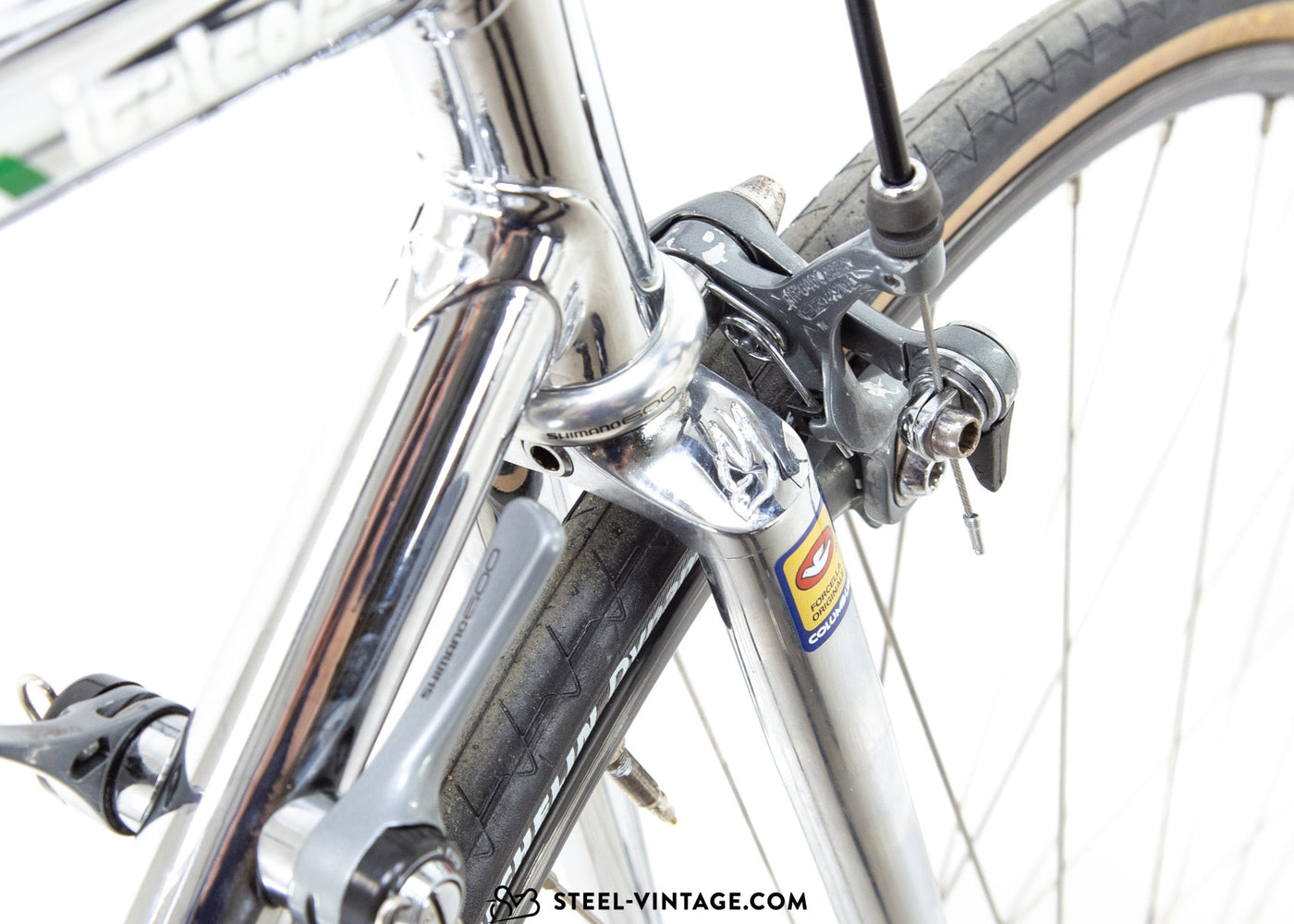 哥伦布 Italcorse 镀铬公路自行车 1980 年代