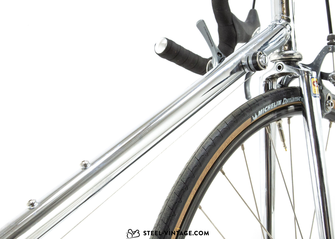 哥伦布 Italcorse 镀铬公路自行车 1980 年代