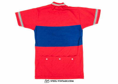 Classic Cycling Red Jersey 1970s - Steel Vintage Bikes