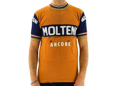 Classic Merino Wool Jersey Molteni Team - Steel Vintage Bikes