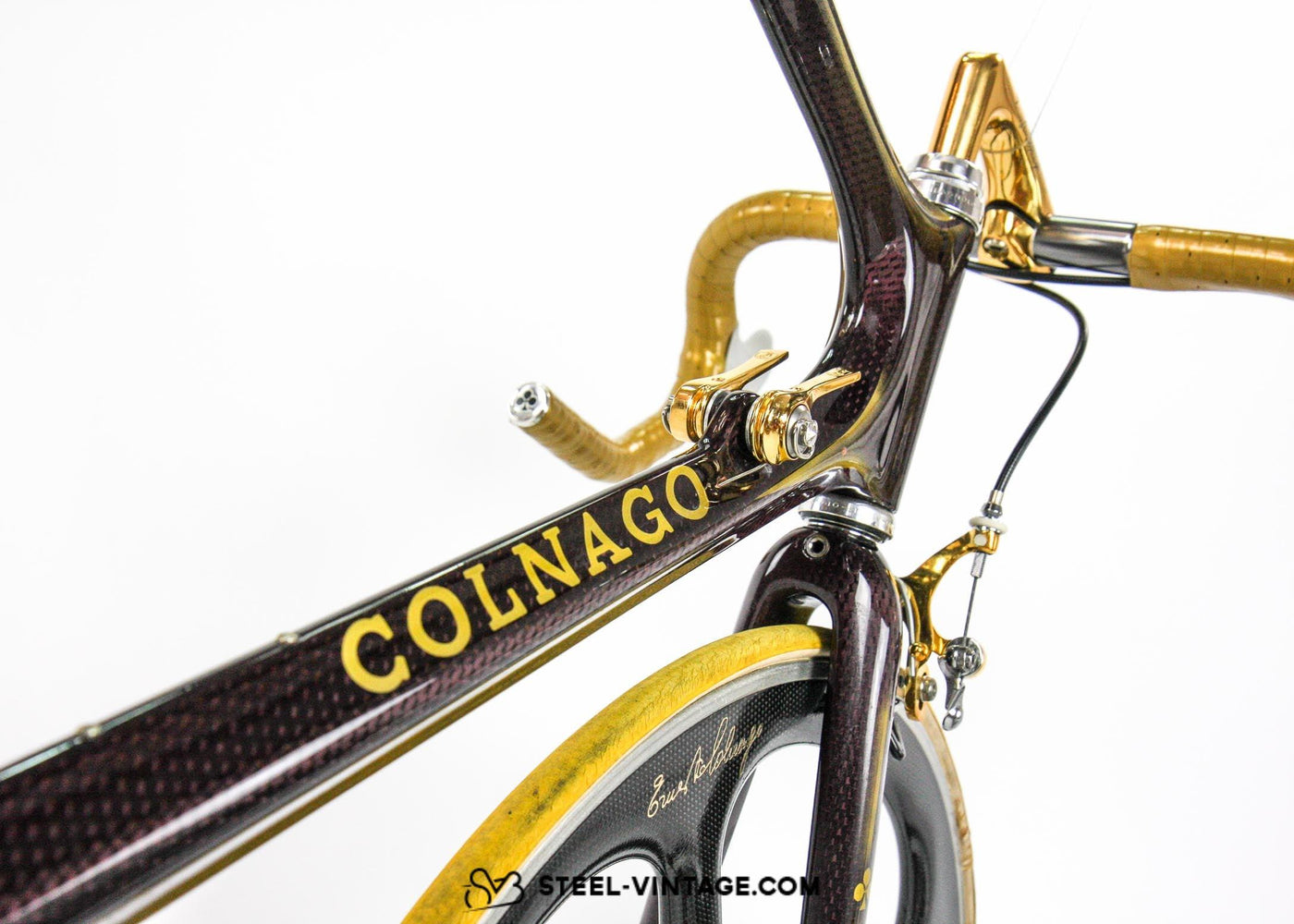 Colnago C35 Ferrari Gold Collectible Road Bike - Steel Vintage Bikes