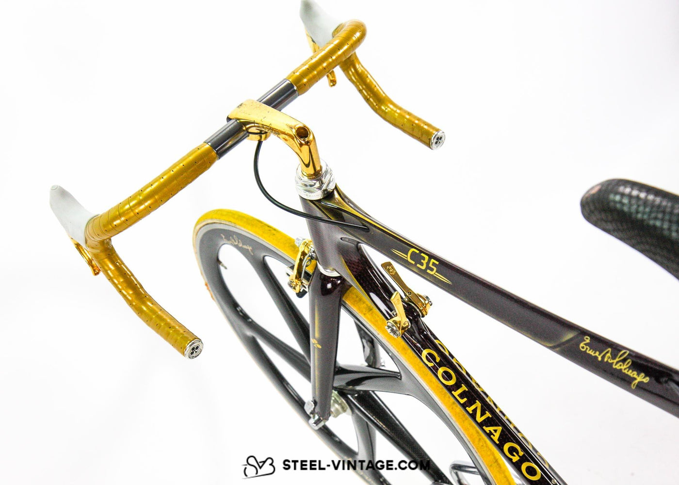 Colnago C35 Ferrari Gold Collectible Road Bike - Steel Vintage Bikes