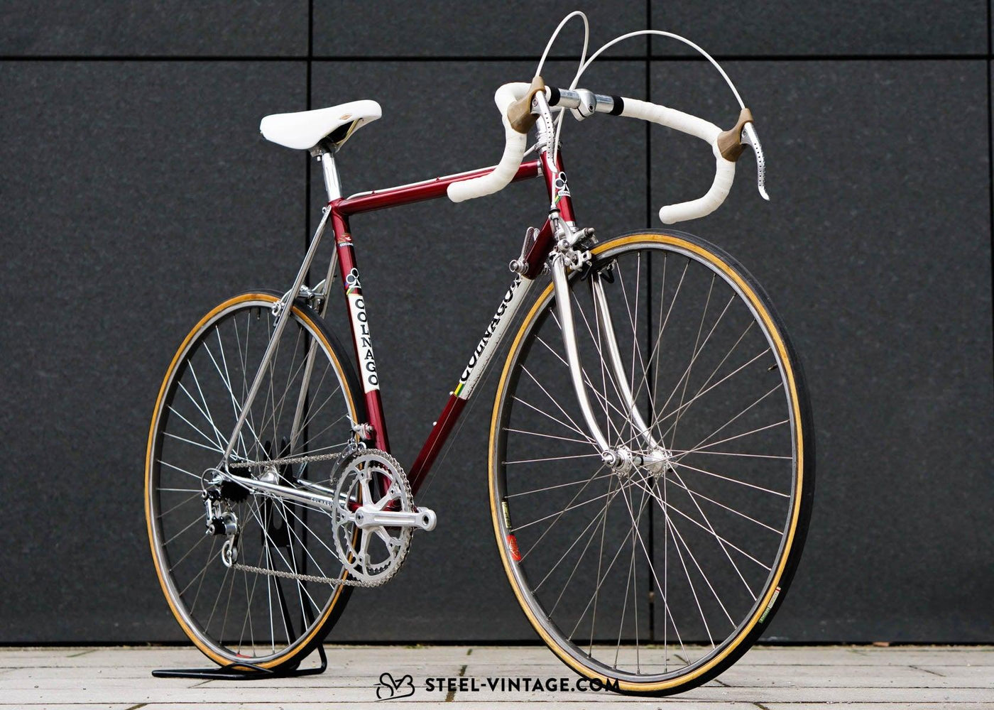 Colnago Nuovo Mexico Saronni Red 1980s - Steel Vintage Bikes