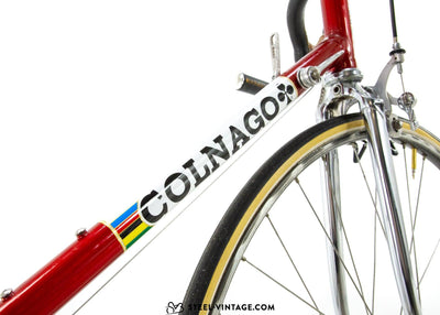 Colnago Nuovo Mexico Saronni Red Road Bike 1980s - Steel Vintage Bikes