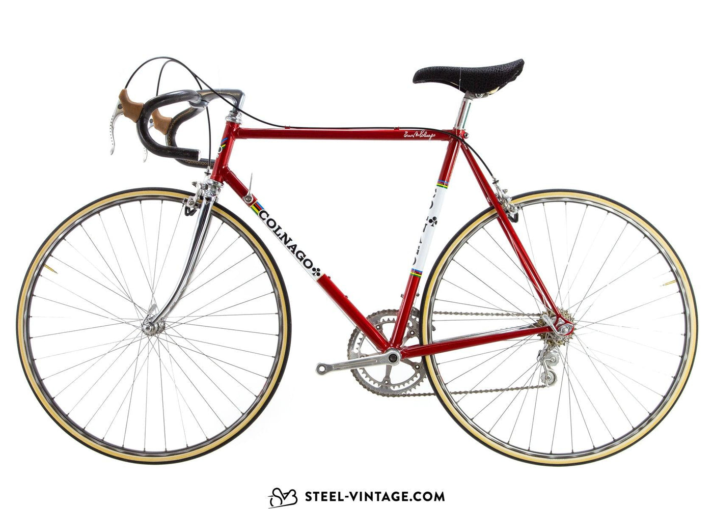 Colnago Nuovo Mexico Saronni Red Road Bike 1980s - Steel Vintage Bikes