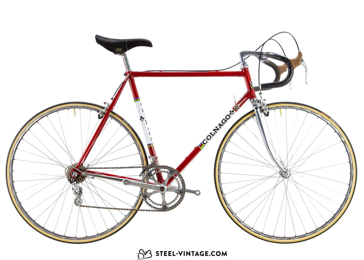 Colnago Nuovo Mexico Saronni Red Road Bike 1980s - Steel Vintage Bikes