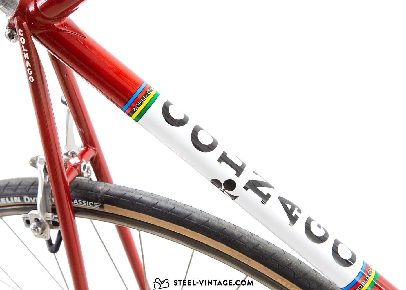 Colnago Nuovo Mexico Sarroni Red Road Bike 1980s - Steel Vintage Bikes