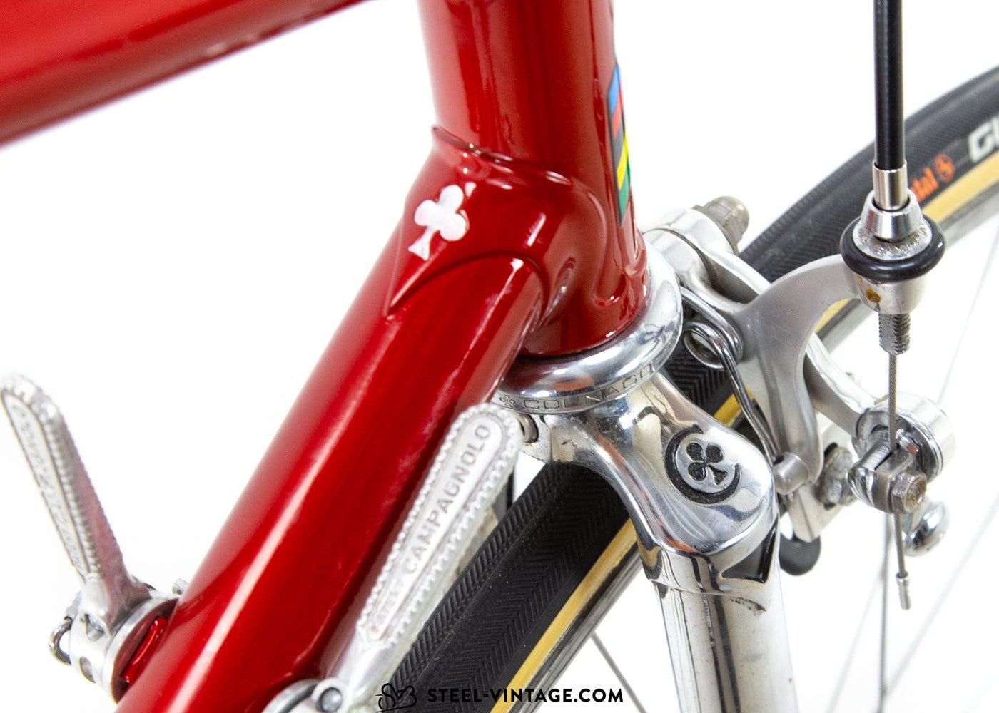 Colnago Super Saronni Red Road Bicycle 1980s - Steel Vintage Bikes