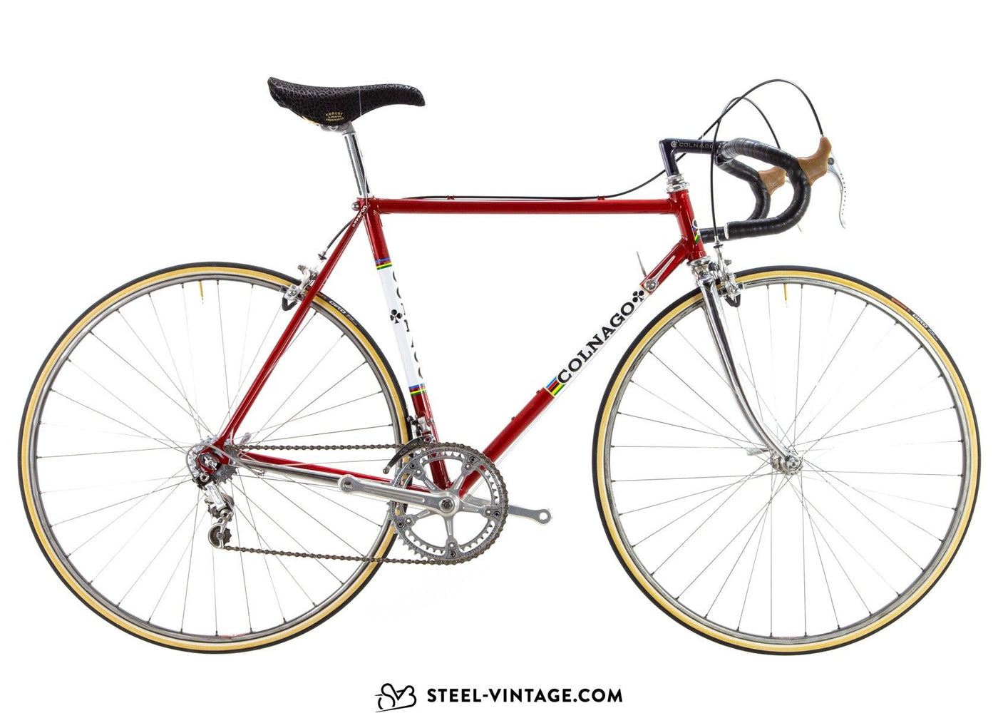 Colnago Super Saronni Red Road Bicycle 1980s - Steel Vintage Bikes