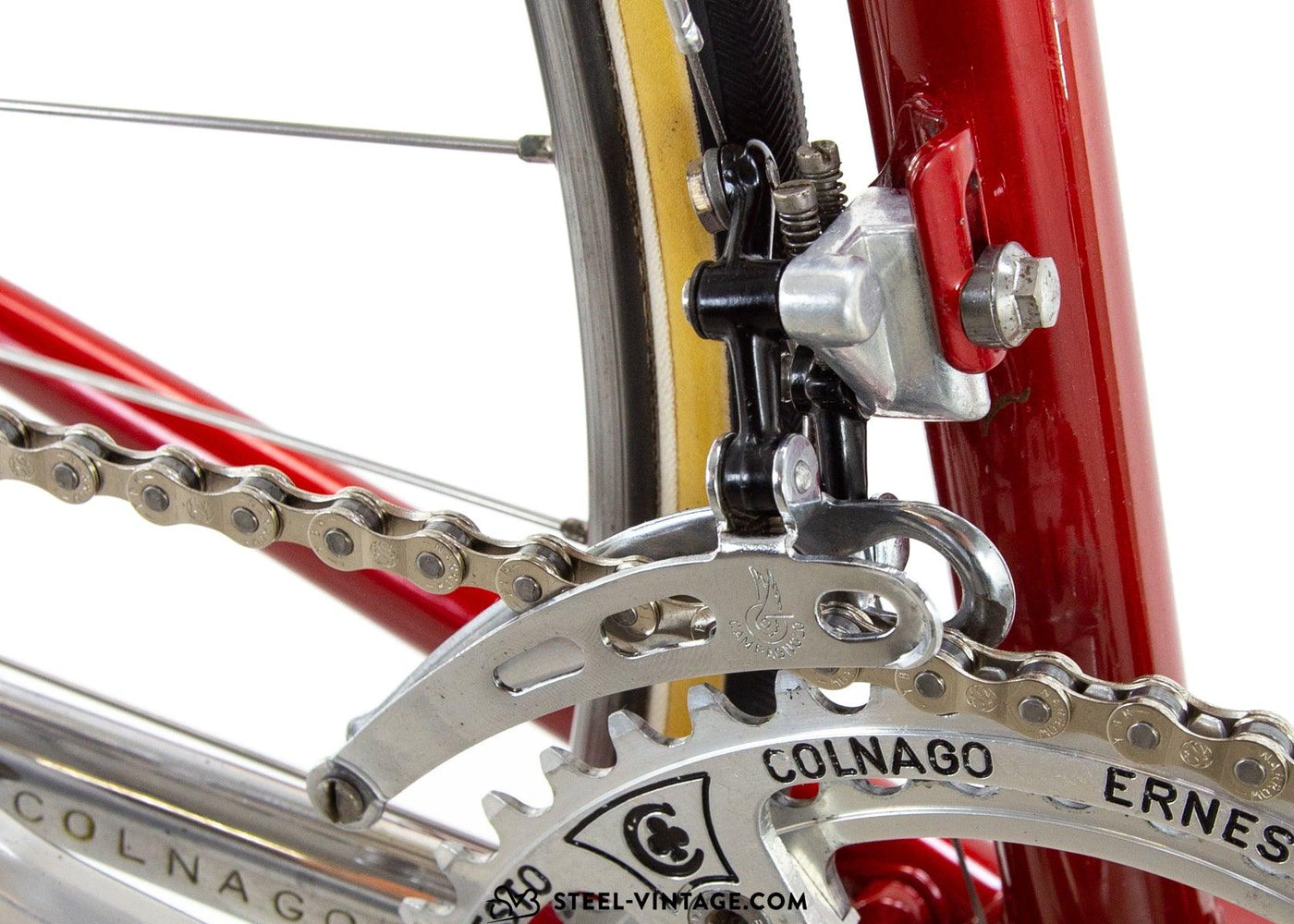 Colnago Super Saronni Red Road Bicycle 1980s - Steel Vintage Bikes