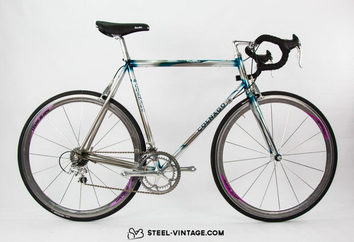 Steel Vintage Bikes - Colnago チタニオ・ビチタン・クラシック・アートデコ・チタン自転車