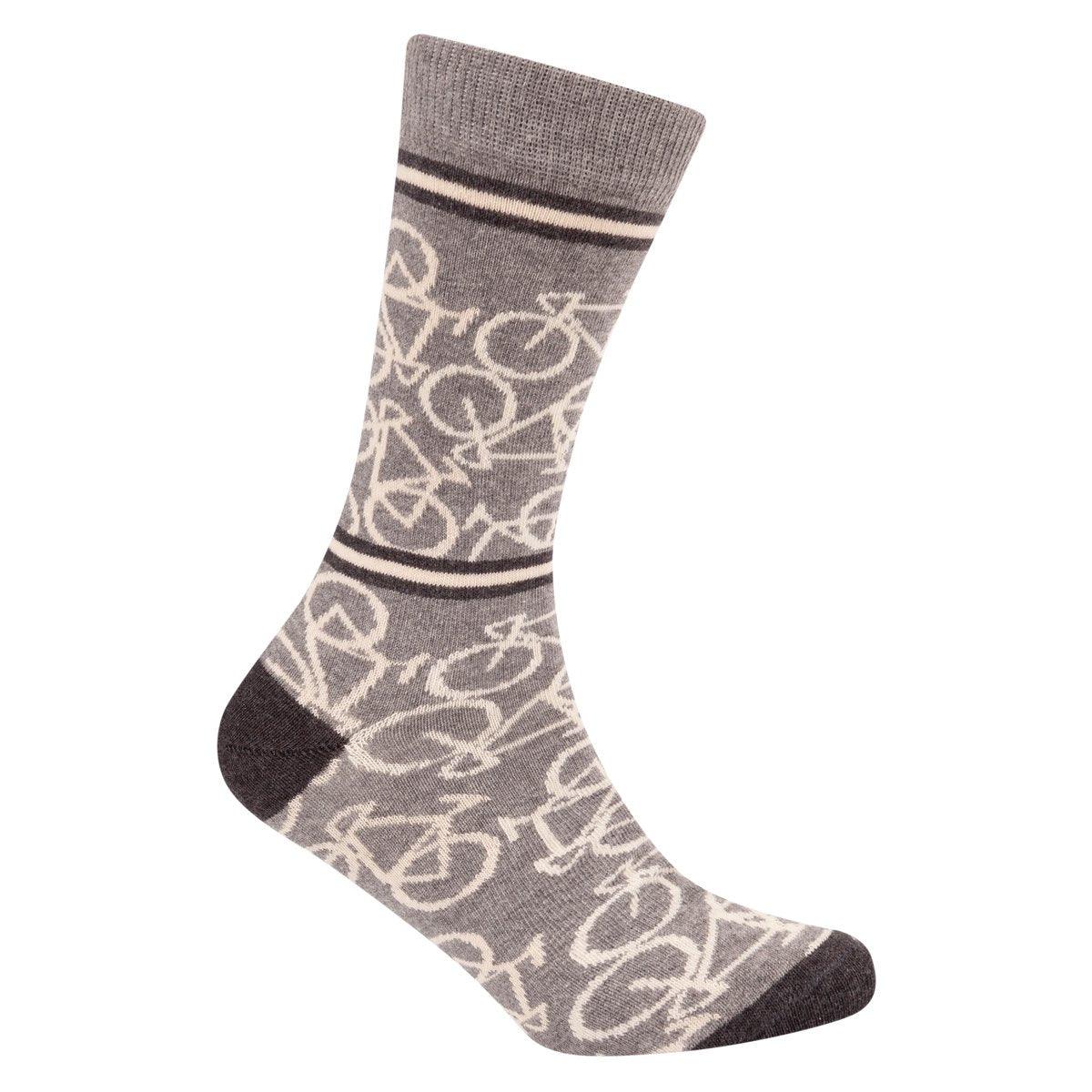 Cycling socks mid grey - Steel Vintage Bikes