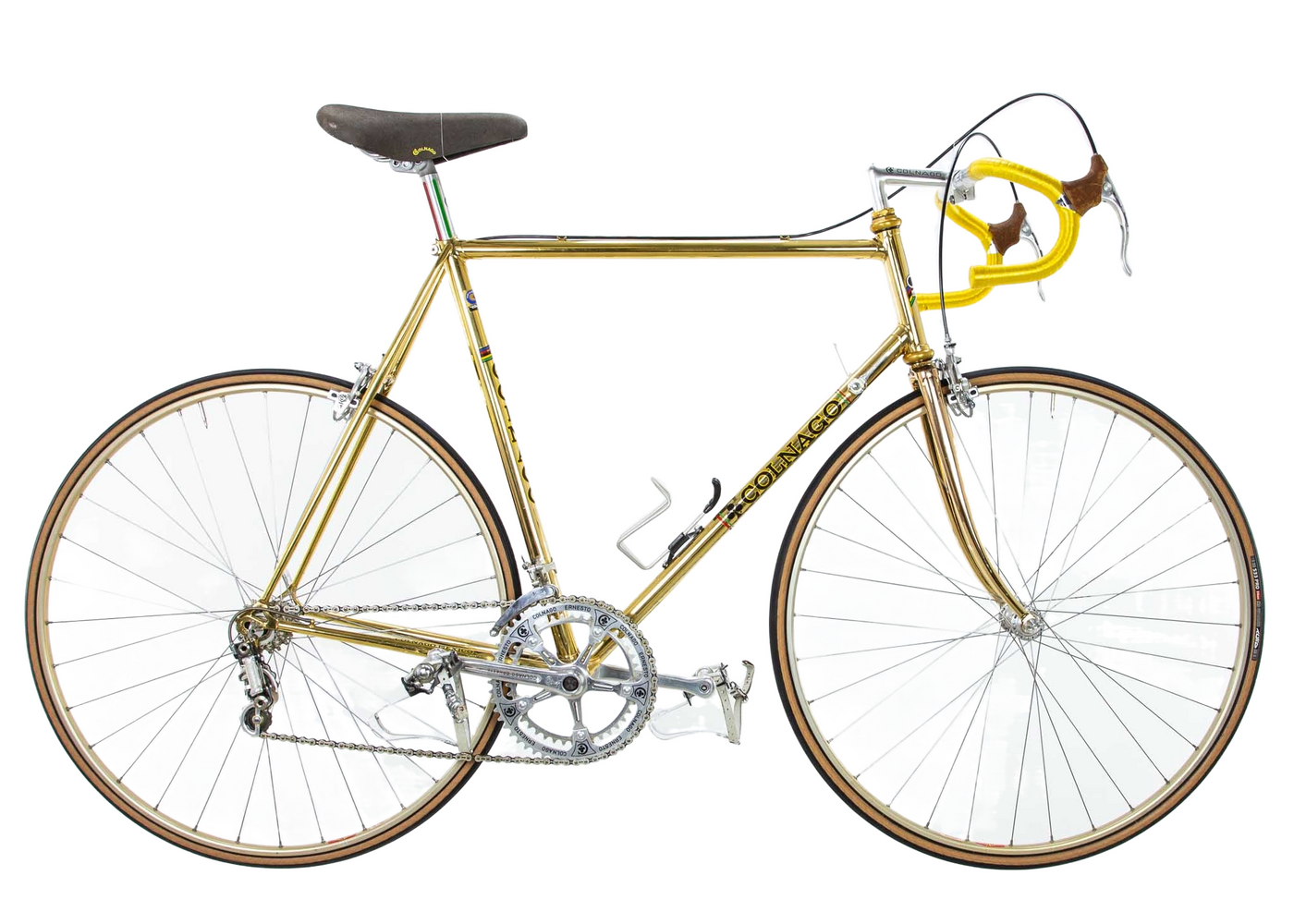 Original Colnago Oro mexicain plaqué or 18 carats pour Eddy Merckx 1979