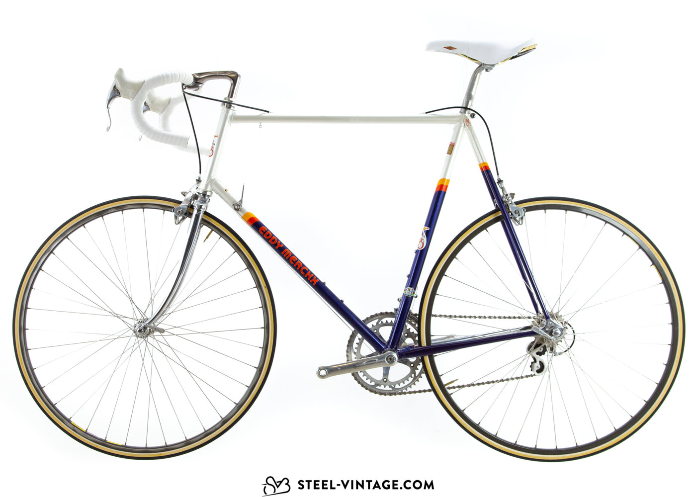 Eddy Merckx Corsa Extra 10 周年纪念公路自行车，1980 年代