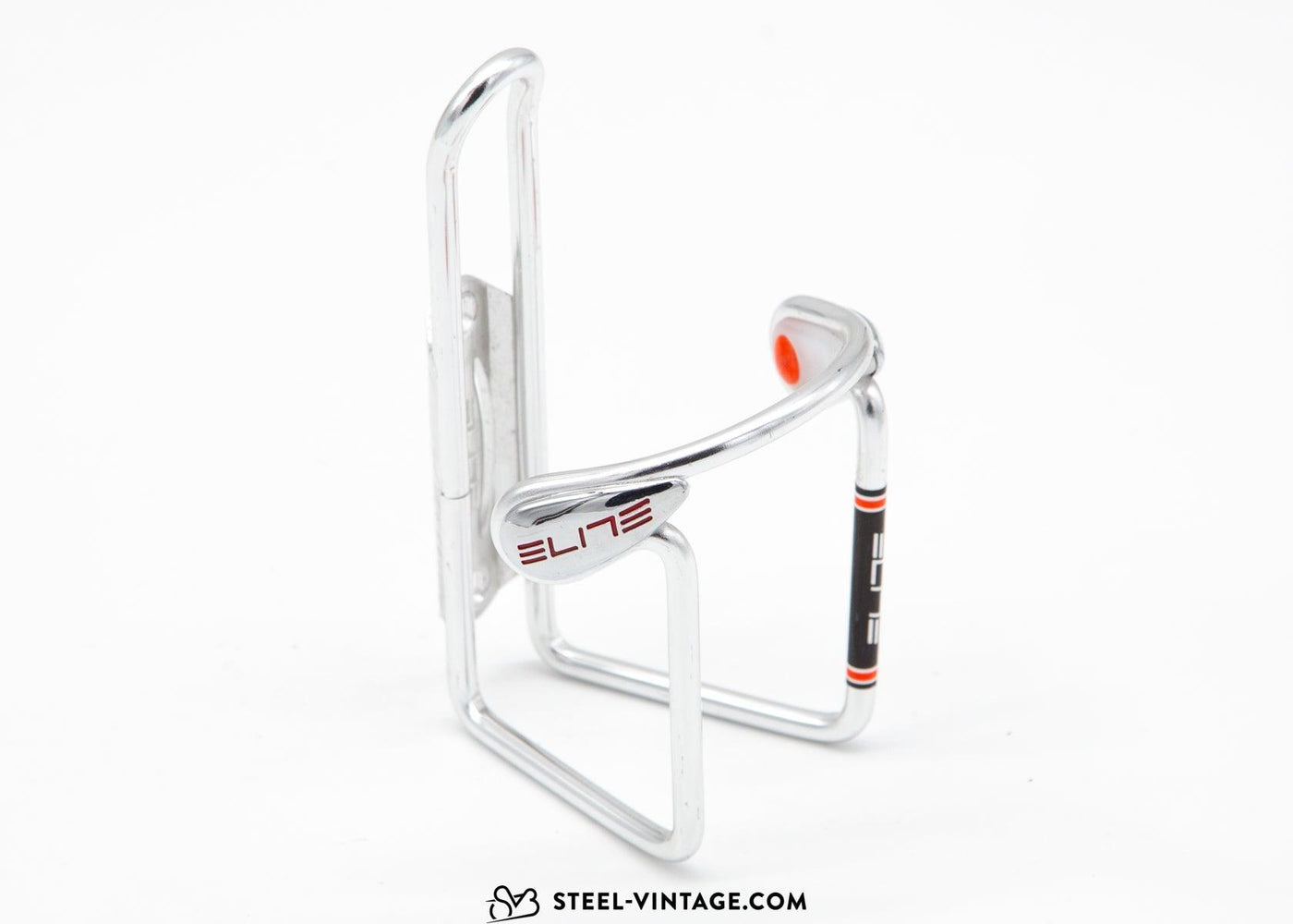 Elite Silver Water Bottle Cage - Steel Vintage Bikes