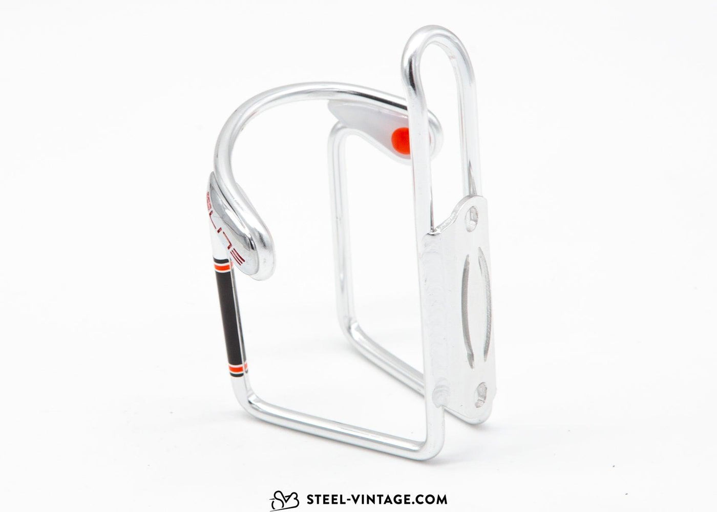 Elite Silver Water Bottle Cage - Steel Vintage Bikes