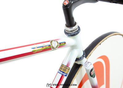 Francesco Moser Personal Indoor Hour Record Time Trial Bicycle 1988 - Steel Vintage Bikes