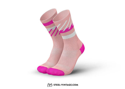 Incylence Running Disrupts Light Pink Socks - Steel Vintage Bikes