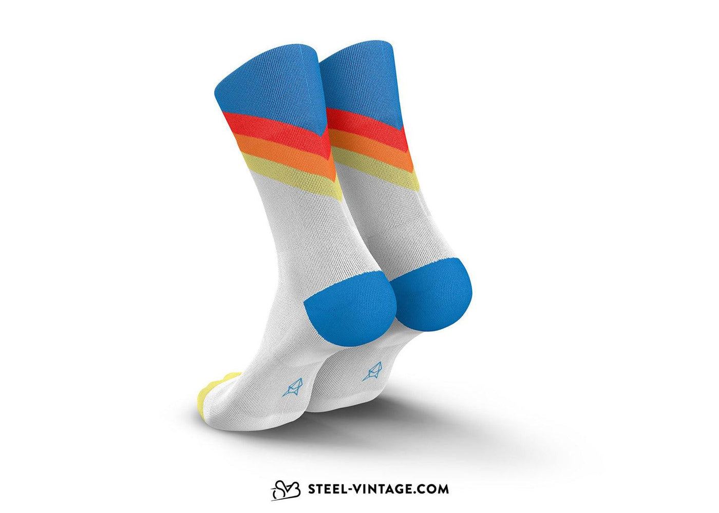 Incylence Running Grades Blue Inferno Socks - Steel Vintage Bikes