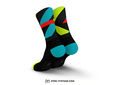 Incylence Ultralight Sebastian Kienle V1 Black Canary Socks - Steel Vintage Bikes